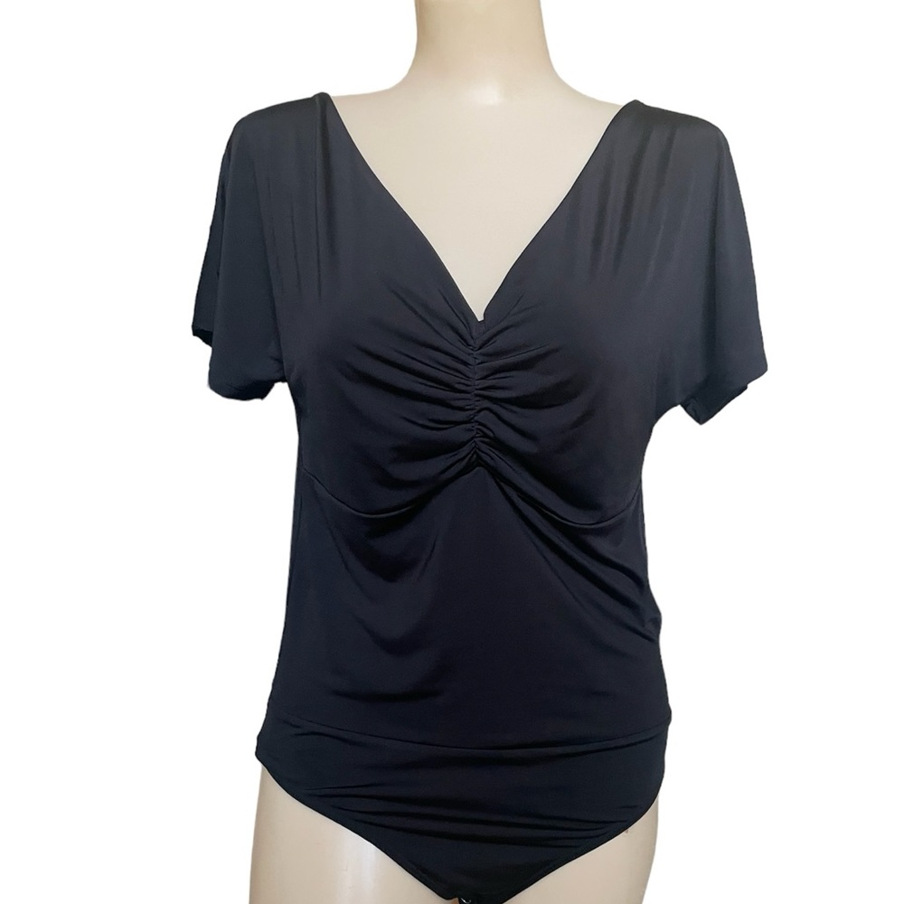 CLOSING CLOSET. Express Black Bodysuit size Large